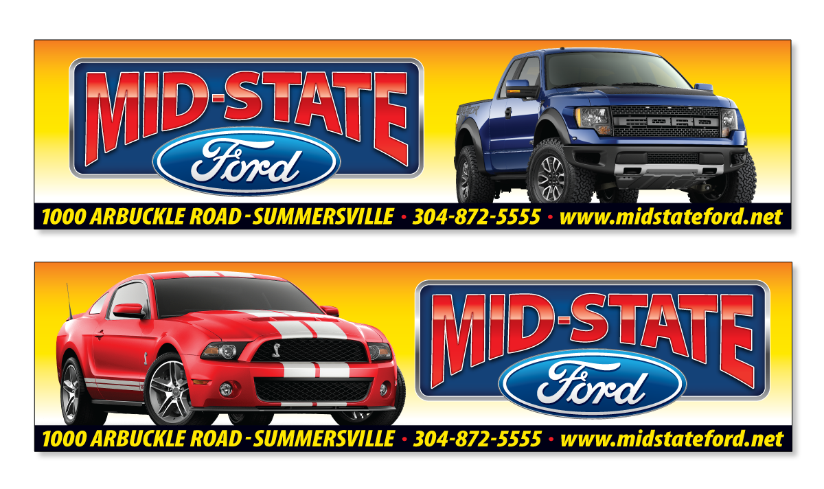 Mid-State Ford Billboard Designs