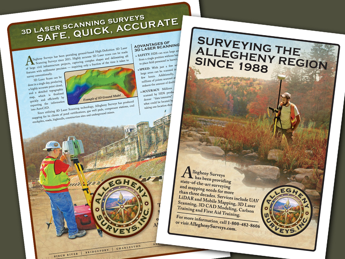 Allegheny Surveys Ad Designs