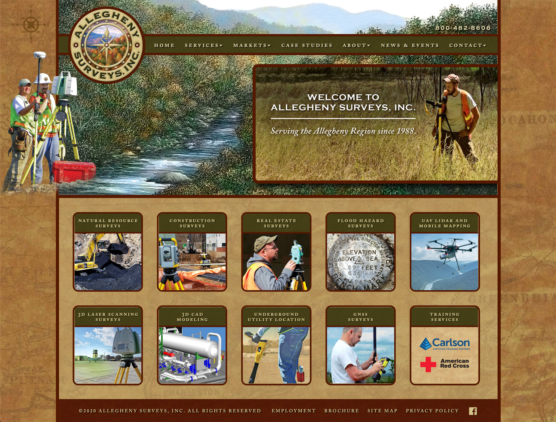 Allegheny Surveys Website