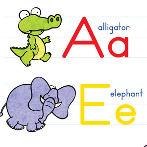 Animals Alphabet Placemat Animals Alphabet Placemat