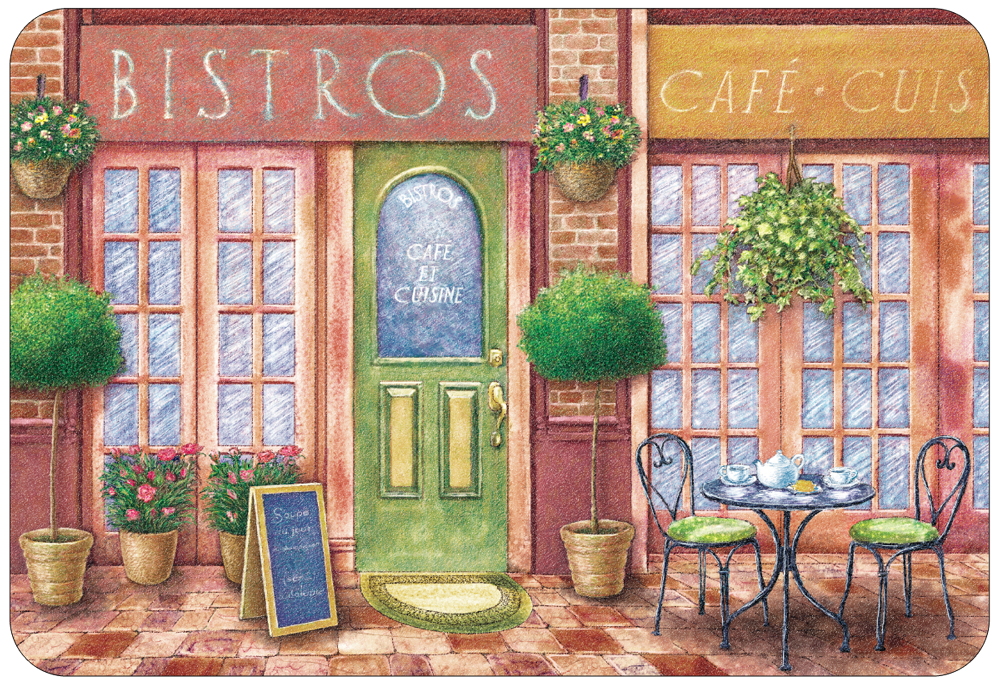 Bistro Placemat Illustration