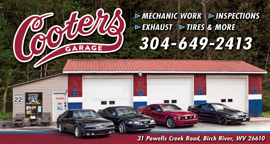 Cooter's Garage Ad Design