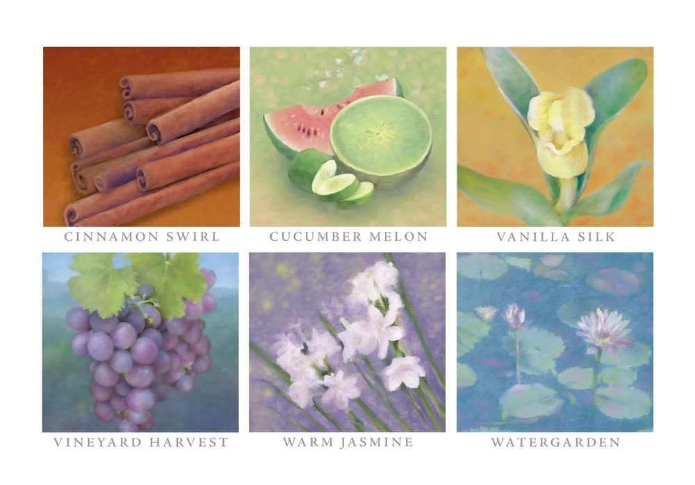 Candle Fragrance Icon Artwork