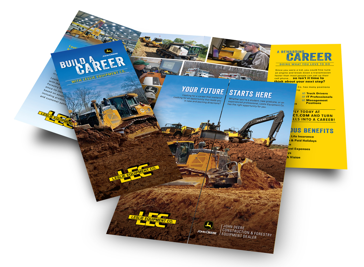 Leslie Equipment - “Build A Career” Brochure Design